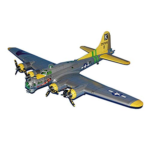 XHH Modelo de avión, Rompecabezas de Papel Militar, Modelo de avión, Juguetes, 1/32 EE. UU. B-17G Sky Fortress Bomber, Juguetes y Regalos para niños, 27,2 x 37,4 Pulgadas