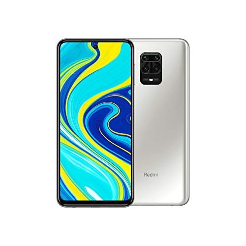 Xiaomi Redmi Note 9S - Smartphone de 6.67" FHD+ (DotDisplay, Snapdragon 720G, 4 GB RAM, 64 GB ROM, cámara cuádruple de 48 MP, bateria de 5020mAh) Glacier White [International Version]