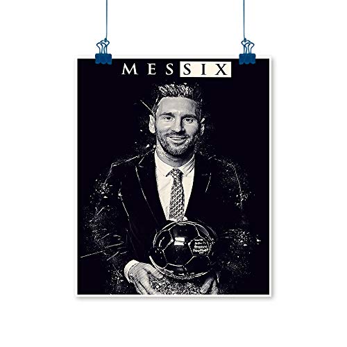 Xlcsomf Diego Armando Maradona - Arte de pared para niños, diseño de jugador de fútbol Diego Armando Maradona Lionel Messi para sala de estar sin marco, 40,6 x 60,9 cm