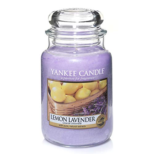Yankee Candle vela en tarro grande, Lavanda de limón