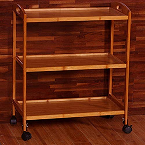 YBWEN Carros de Almacenamiento Cocina móvil Cesta de Madera sólida de los hogares de la Compra de múltiples Funciones de Compras for Cocina Baño (Color : Marrón, Size : 60x70x33cm) YBWEN Carros de Almacenamiento Cocina móvil Cesta de Madera sólida de los hogares de la Compra de múltiples Funciones de Compras for Cocina Baño (Color : Marrón, Size : 60x70x33cm)