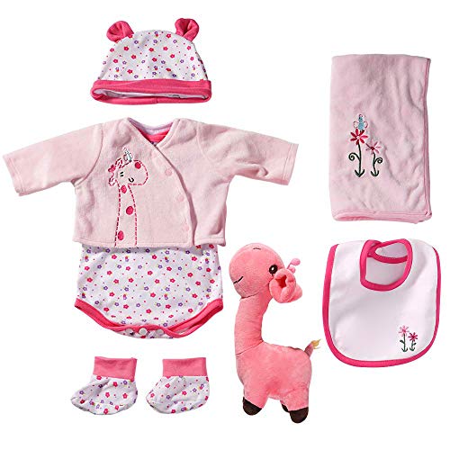 Yesteria Ropa Accesorios por 50-55 cm Muñeca Chica Bebe Reborn Jirafa Rosa