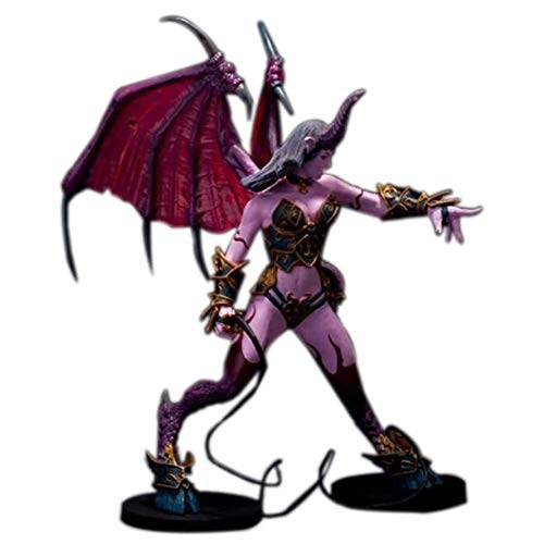 YIGEYI World of Warcraft Serie 4: Demonio súcubo: Figura de acción Amberlash 7,8 Pulgadas de PVC Figuras de colección Modelo de Caracteres Estatua Juguetes