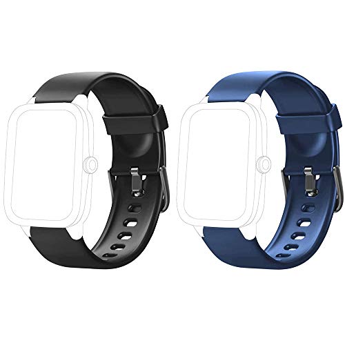 Yishark Pulseras de Repuesto para Fitness Tracker Correa ID205 ID205L ID205S ID205U Correa Repuesto de Reloj Deportivo Inteligente Pulseras Actividad Contador Pasos Calorías Podometro (Negro + Azul) Yishark Pulseras de Repuesto para Fitness Tracker Correa ID205 ID205L ID205S ID205U Correa Repuesto de Reloj Deportivo Inteligente Pulseras Actividad Contador Pasos Calorías Podometro (Negro + Azul)