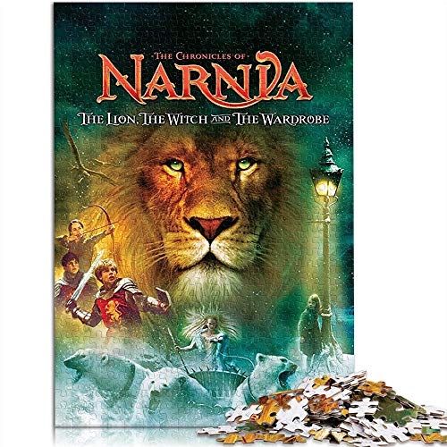 YITUOMO 1000 piezas rompecabezas para adultos Las crónicas de Narnia: póster de película clásico rompecabezas para niños pinturas intelectuales juego de rompecabezas juguetes regalo 52 x 38 cm