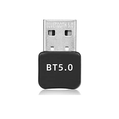 Yizhet Adaptador de Bluetooth 5.0 Bluetooth USB PC Bluetooth Transmisor y Receptor para PC con Windows 7/8/8.1/10, Plug and Play Compatible con Auricular/Altavoz/Ratón/Teclado Yizhet Adaptador de Bluetooth 5.0 Bluetooth USB PC Bluetooth Transmisor y Receptor para PC con Windows 7/8/8.1/10, Plug and Play Compatible con Auricular/Altavoz/Ratón/Teclado