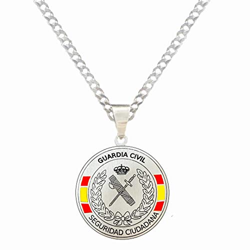 Yo Me Quedé en Casa Colgante Plata Guardia Civil Seguridad Ciudadana 25mm | Colgante Hombre Plata | Regalo Original (45) Yo Me Quedé en Casa Colgante Plata Guardia Civil Seguridad Ciudadana 25mm | Colgante Hombre Plata | Regalo Original (45)