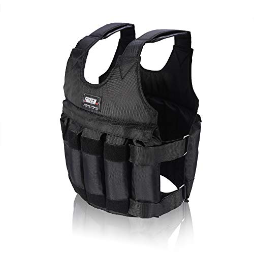 Yosoo 44lb/20 kg Weighted Vest Workout peso chaqueta ejercicio boxeo Fitness Training, 20KG(Sólo Chaleco sin Pesos=) Yosoo 44lb/20 kg Weighted Vest Workout peso chaqueta ejercicio boxeo Fitness Training, 20KG(Sólo Chaleco sin Pesos=)