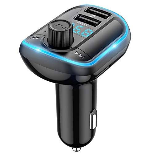 You's Auto Transmisor FM Bluetooth V5.0 Coche Manos Libres Carga Rapida 3.1A Inalámbrico Reproductor MP3 Mechero Coche con Dual USB Puerto Carga Adaptador de Radio Soporte Tarjeta SD y U Disk You's Auto Transmisor FM Bluetooth V5.0 Coche Manos Libres Carga Rapida 3.1A Inalámbrico Reproductor MP3 Mechero Coche con Dual USB Puerto Carga Adaptador de Radio Soporte Tarjeta SD y U Disk