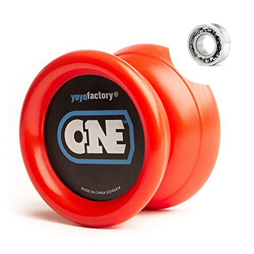 YoyoFactory One Yo-yo - Rojo (De Principiante a Profesional, Cuerda e Instrucciones Incluidas)