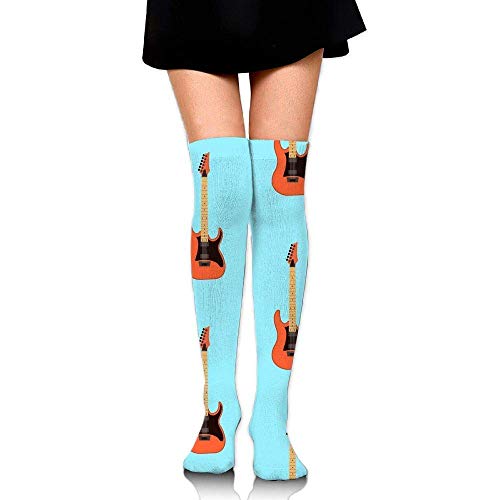 Yuanmeiju Long Calcetines Guinea Pigs and Roses Compression Calcetines for Men & Women Fashion Over The Knee High Calcetines (50cm)