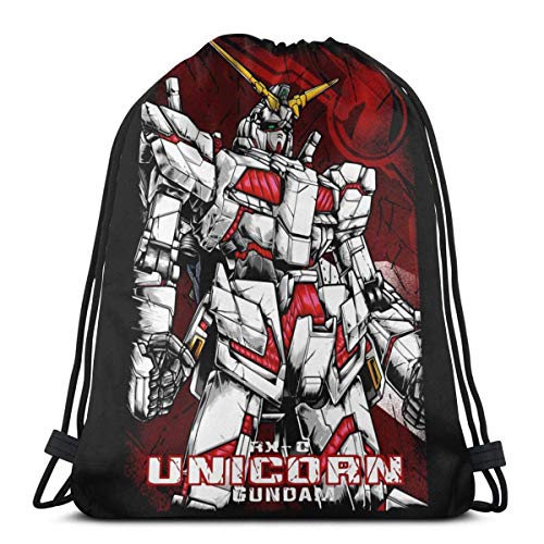 Yuanmeiju Mochila con cordón Drawstring Bag Sport Gym Party Gift Backpacks Storage Goodie Gundam RX 0