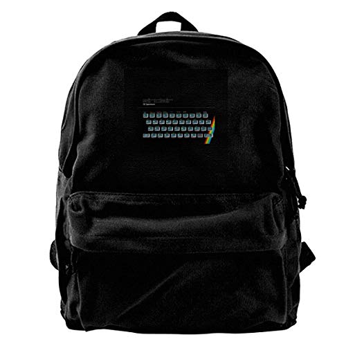 Yuanmeiju Mochila de lona Sinclair ZX Spectrum Gaming Console Rucksack Gym Hiking Laptop Shoulder Bag Daypack for Men Women