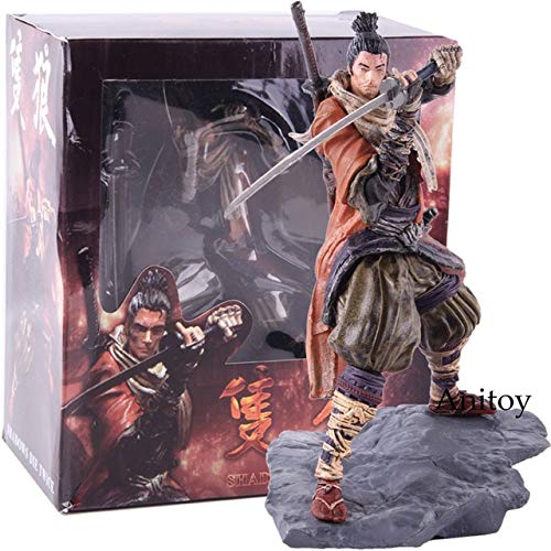 Yvonnezhang Juego Shinobi Figura de Acción Sekiro Shadows Die Twice Edición de Coleccionista Shinobi Figura Estatua Colección Modelo de Juguete, con Caja al por Menor