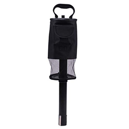 YYLL Estante Almacenamiento Almacenamiento del selector de Bolas, Golf Picker Ball Pick Máquina de Bolas Paño 60 Bolas Equipo de Golf Campo de Golf (Color : Black)