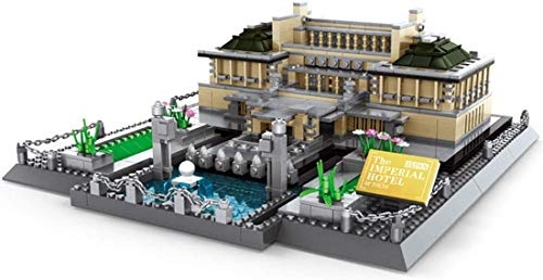 YZHM Arquitectura Modular Tokio Imperial Hotel Landmark construcción de Edificios de Colección Juguetes Compatible con Lego - 1375 PC