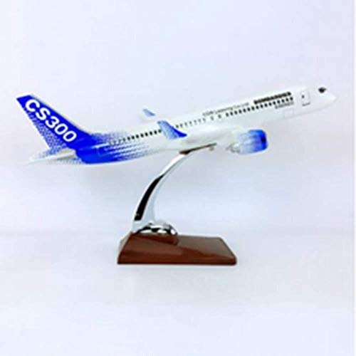 ZWJWJ Escultura 36 CM 1: 100 maquetas de líneas aéreas y Aviones de aleación básica colección de Aviones exhibición Modelo colección Juguete