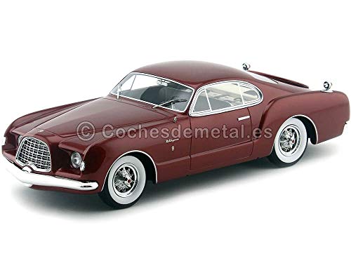 1953 Chrysler D Elegance Rojo Oscuro 1:18 BoS-Models 265