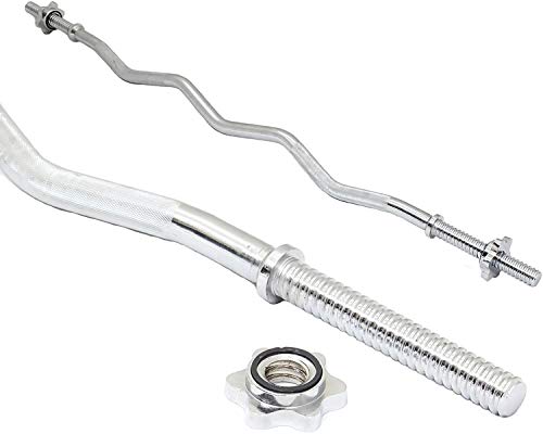 47''/59''Antideslizante Barra de Musculación de Pesas,Barra Curl Z Barra de Entrenamiento para Biceps y Triceps,Diámetro de 25 mm,Peso 10 libras/12 Libras4ft(1.2M) Ø 25mm 47''/59''Antideslizante Barra de Musculación de Pesas,Barra Curl Z Barra de Entrenamiento para Biceps y Triceps,Diámetro de 25 mm,Peso 10 libras/12 Libras4ft(1.2M) Ø 25mm