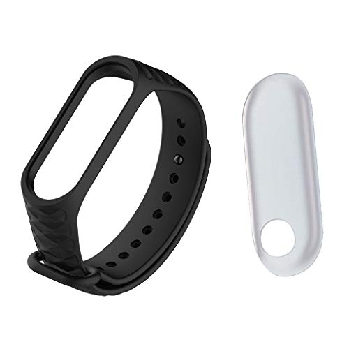 5pcs / Lot para Xiaomi Mi Banda 3/2 Protector de Pantalla de Alta definición Inteligente Pulsera Anti-arañazos TPU película Protectora (for Xiaomi Mi Band 3, Negro+Band 3)