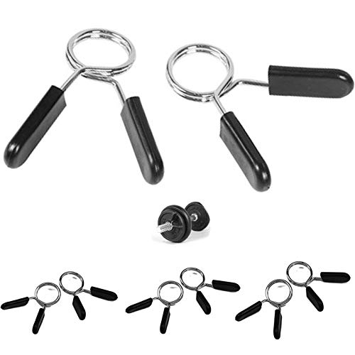 Abrazaderas Mancuernas,8 Pcs Abrazaderas Barra Abrazaderas De Resorte Pinzas para Levantamiento de Pesas Collares De Resorte con Mancuernas,para Levantamiento de Pesas, Entrenamiento de Fuerza,30 mm Abrazaderas Mancuernas,8 Pcs Abrazaderas Barra Abrazaderas De Resorte Pinzas para Levantamiento de Pesas Collares De Resorte con Mancuernas,para Levantamiento de Pesas, Entrenamiento de Fuerza,30 mm
