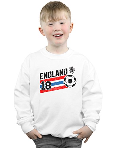 Absolute Cult Niños England Stripes Camisa De Entrenamiento Blanco 5-6 Years