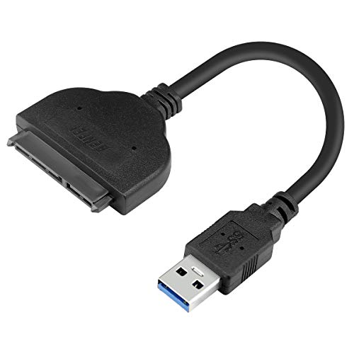 Adaptador SATA a USB, BENFEI Cable USB 3.0 a SATA con UASP,Compatible con discos duros (HDD) y unidades de estado sólido (SSD) de 6,4 cm (2,5 pulgadas) Adaptador SATA a USB, BENFEI Cable USB 3.0 a SATA con UASP,Compatible con discos duros (HDD) y unidades de estado sólido (SSD) de 6,4 cm (2,5 pulgadas)