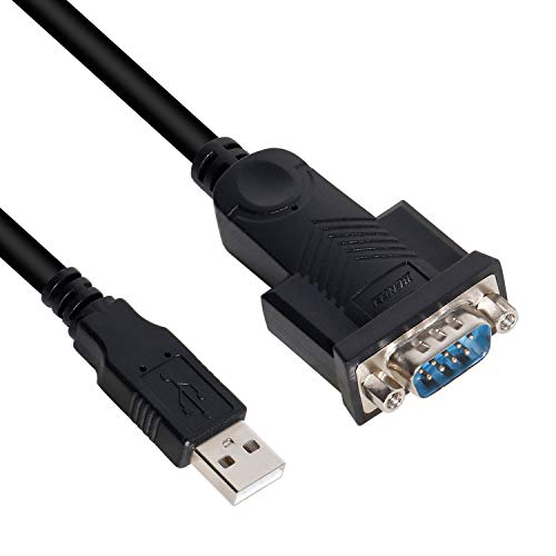 Adaptador USB a serie, Benfei 1,8m USB a RS-232 hembra (9 pines) DB9 cable serie, chipset, Windows 10/8.1/8/7, Mac OS X 10.6 y superiores Adaptador USB a serie, Benfei 1,8m USB a RS-232 hembra (9 pines) DB9 cable serie, chipset, Windows 10/8.1/8/7, Mac OS X 10.6 y superiores