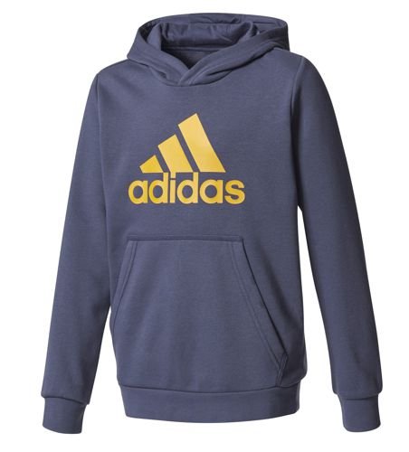Adidas Yb Logo Sudadera Niño, Azul (Azul/Naranja), 128 Adidas Yb Logo Sudadera Niño, Azul (Azul/Naranja), 128