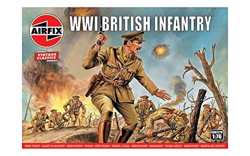 Airfix WW1 infantería británica, gris A00727V Airfix WW1 infantería británica, gris A00727V