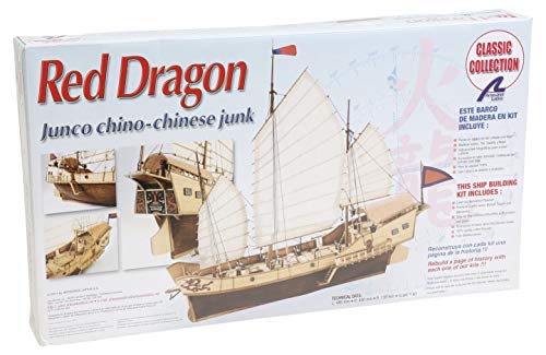 Artesanía Latina 18020 - Maqueta de barco en madera: Red Dragon 1/60