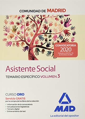 Asistente social de la Comunidad de Madrid. Temario específico Volumen 3