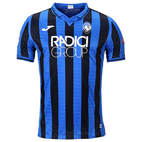 Atalanta B.C., Primera camiseta Champions League 2019/2020, Hombre, Negro / azul, 2XS