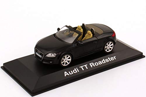 Audi TT Roadster, met.Modelo de Negro, Modelo 2006, Auto, listo, Schuco 1: 43