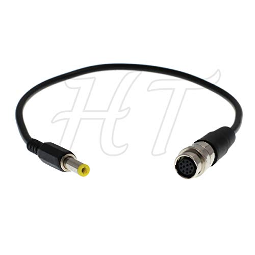 B4 ENG - Cable de alimentación servo para objetivo (2,1 x 5,5 a Hirose de 12 pines, para Fujinon Nikon Angenieux Schneider, 30 cm)