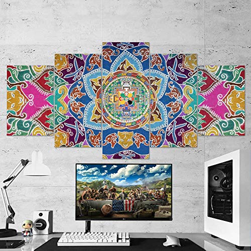 BA-CO Lienzo Decorativo para Pared de Far Cry de 5 Piezas, Lienzo para Juegos, decoración de Pared, 15 Enmarcado, Listo para Colgar, póster de Lejos (Grande 59 x 32 Pulgadas) BA-CO Lienzo Decorativo para Pared de Far Cry de 5 Piezas, Lienzo para Juegos, decoración de Pared, 15 Enmarcado, Listo para Colgar, póster de Lejos (Grande 59 x 32 Pulgadas)