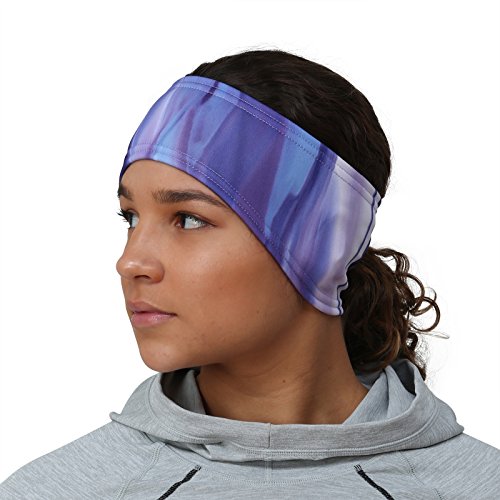 Banda para la cabeza de Trailheads con estampado para mujer, compatible con coletas, 10 impresiones, fabricado en Estados Unidos -  Púrpura -  Talla única