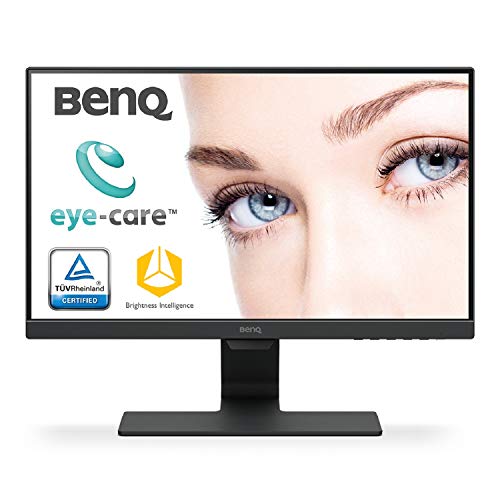 BenQ GW2283 - Monitor de 21.5" FullHD (1920x1080, 5ms, 60Hz, 2x HDMI, IPS, VGA, Altavoces, VESA, E2E, Eye-care, Sensor Brillo Inteligente, Flicker-free, Low Blue Light, antireflejos) - Color Negro