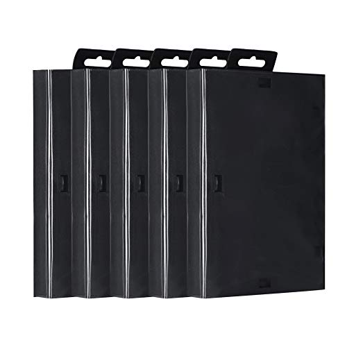 Bewinner 5PCS Estuche para Tarjetas de Juego Estuche de Caja Vacía de Cáscara para Cartucho de Juego Sega Genesis Accesorios de Reemplazo Estuche de Almacenamiento de Juegos