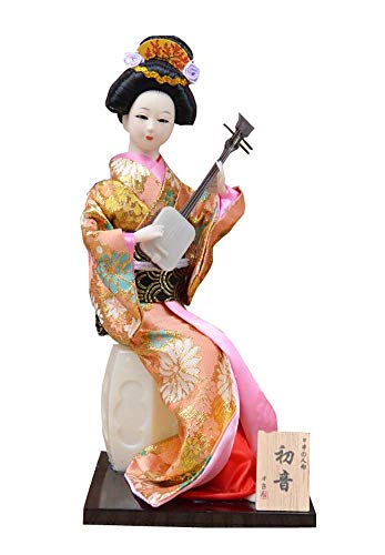 Black Temptation Estatuilla Japonesa única de la muñeca de la decoración de la Barra del Sushi del Geisha del Vintage 10