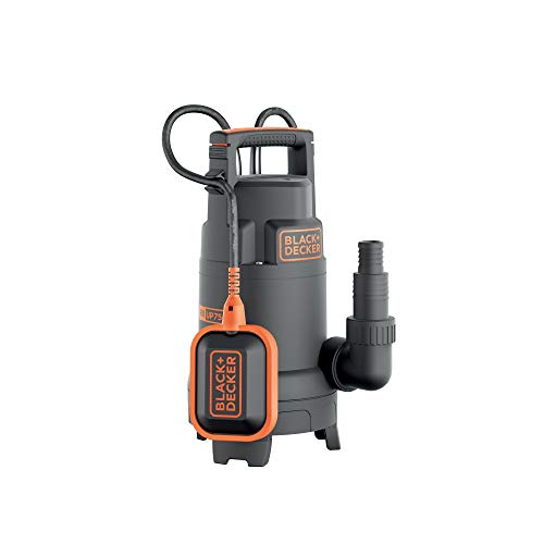 Black+Decker BXUP750PTE Bomba sumergible, 750 W, 230 V, Negro