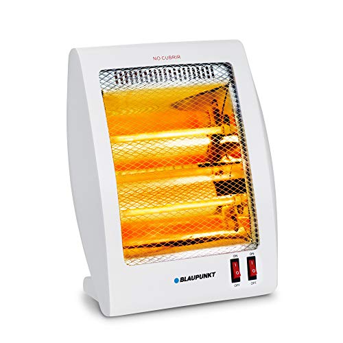 Blaupunkt BP1004 - Estufa De Cuarzo De Dos Tubos 800w 2 Niveles De Potencia: 400w - 800w. Protección Térmica, Interruptor Antivuelco.