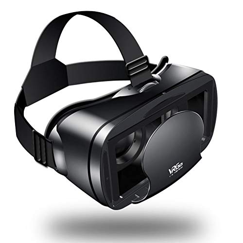 Bolange Gafas de Auriculares VR con Gafas de Realidad Virtual Gafas VRG Pro multifuncionales para el hogar con teléfono Inteligente de 5 a 7 Pulgadas con Soporte para la Cabeza