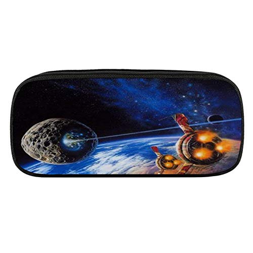 Bolsa de cuero para lápices Espacio exterior Astronómico Objeto Universo Vehículo de la nave espacial