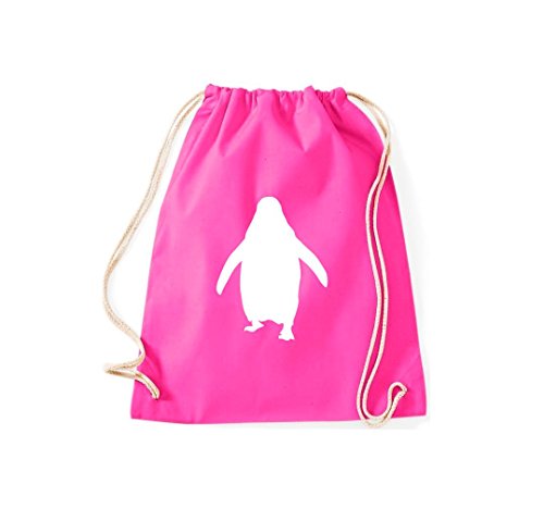 Bolsa de deporte desconocida, diseño de animales, zoo natural, pingüino, color, talla 46 x 36 cm