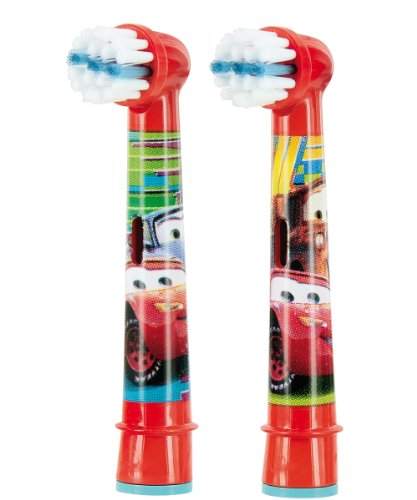 Braun Oral- B Stages Power Juego de 2 - Cabezales de cepillos de dientes para niños- Dibujo de Cars