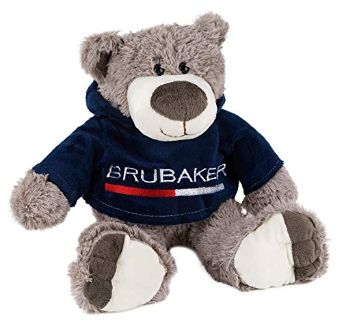 BRUBAKER Oso de Peluche 30 cms con Sudadera con Capucha