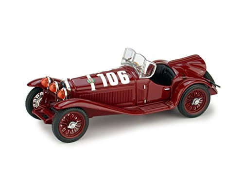 Brumm BM0078 Alfa Romeo 2300 N.106 Winner MM 1932 BORZACCHINI/BIGNAMI 1:43 Model Compatible con