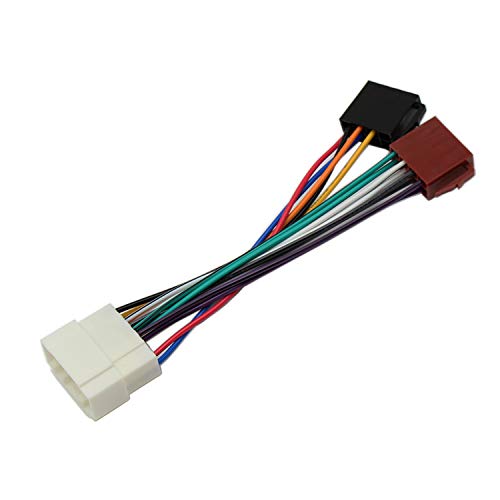 Cable adaptador de radio RED WOLF para Honda Suzuki Acura ISO 16 pines Cable adaptador de radio RED WOLF para Honda Suzuki Acura ISO 16 pines