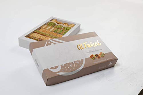 Caja de regalo de lujo Baklava Sweet, Bitesize,mas de 72piezas, Turkish Baklawa Sampler Pistachio Surtido echa en las mejores fabricas Marca: L.N.MULTI